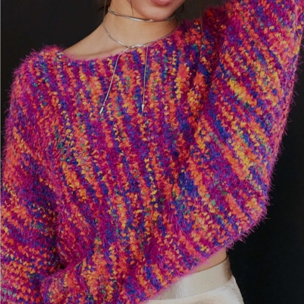 Ecoté Funfetti Soft Sweater - Size XS
